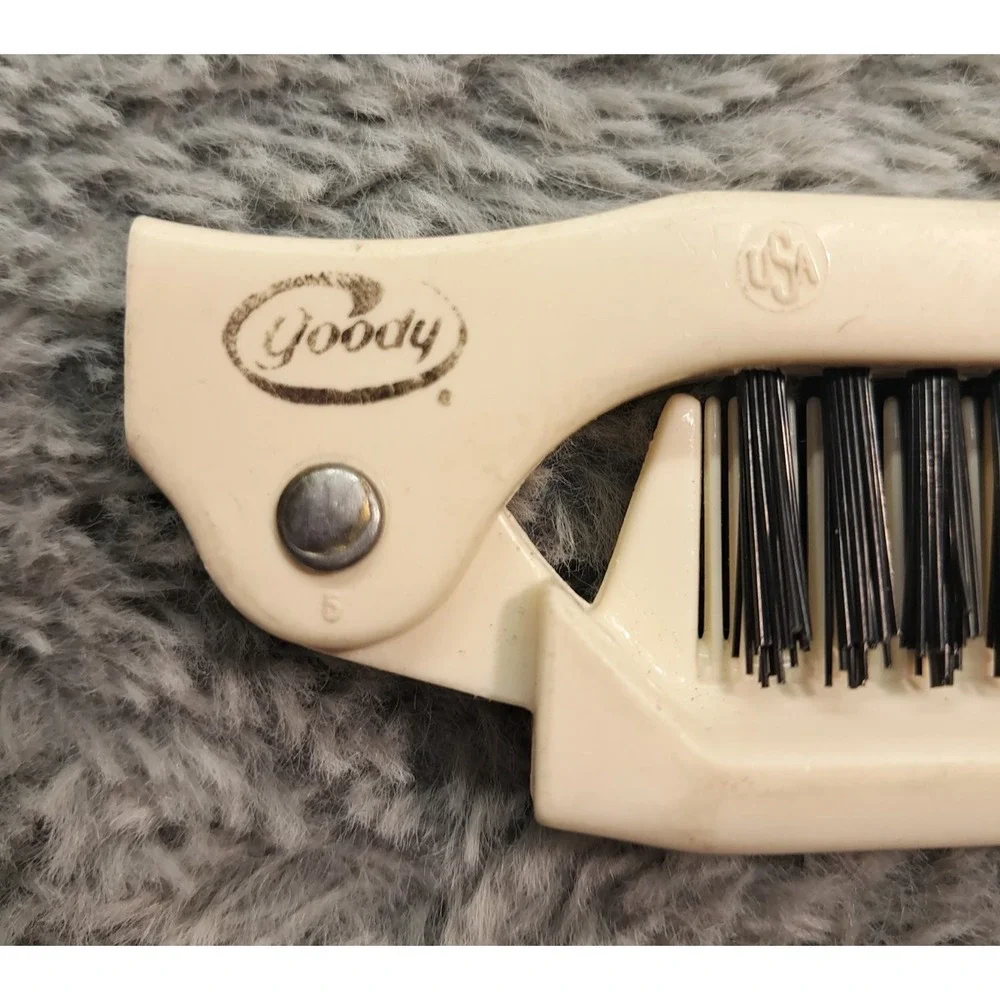 Lot VTG Combs USA Plastic Goody Stanley Foldable Unbreakable Folding 80s 90s
